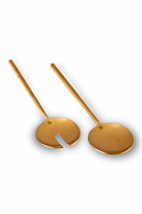 Lily Gold Salad Server Set