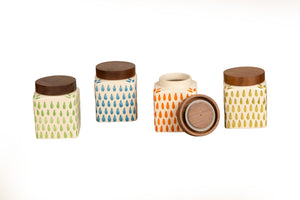 Rainbow Ceramic Airtight Jars