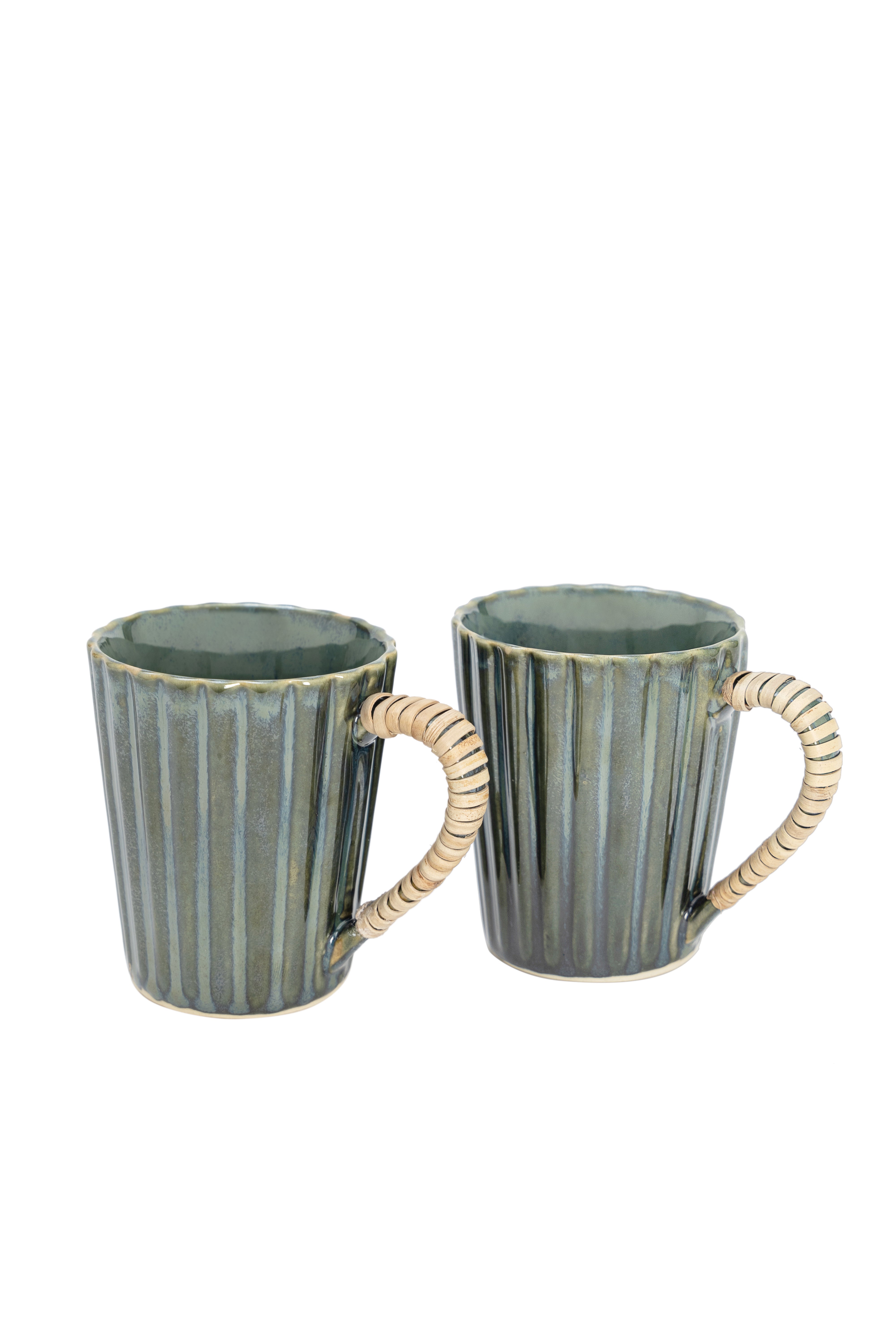 Artisan Studio Coffee and Tea Mugs (Set of Two)
