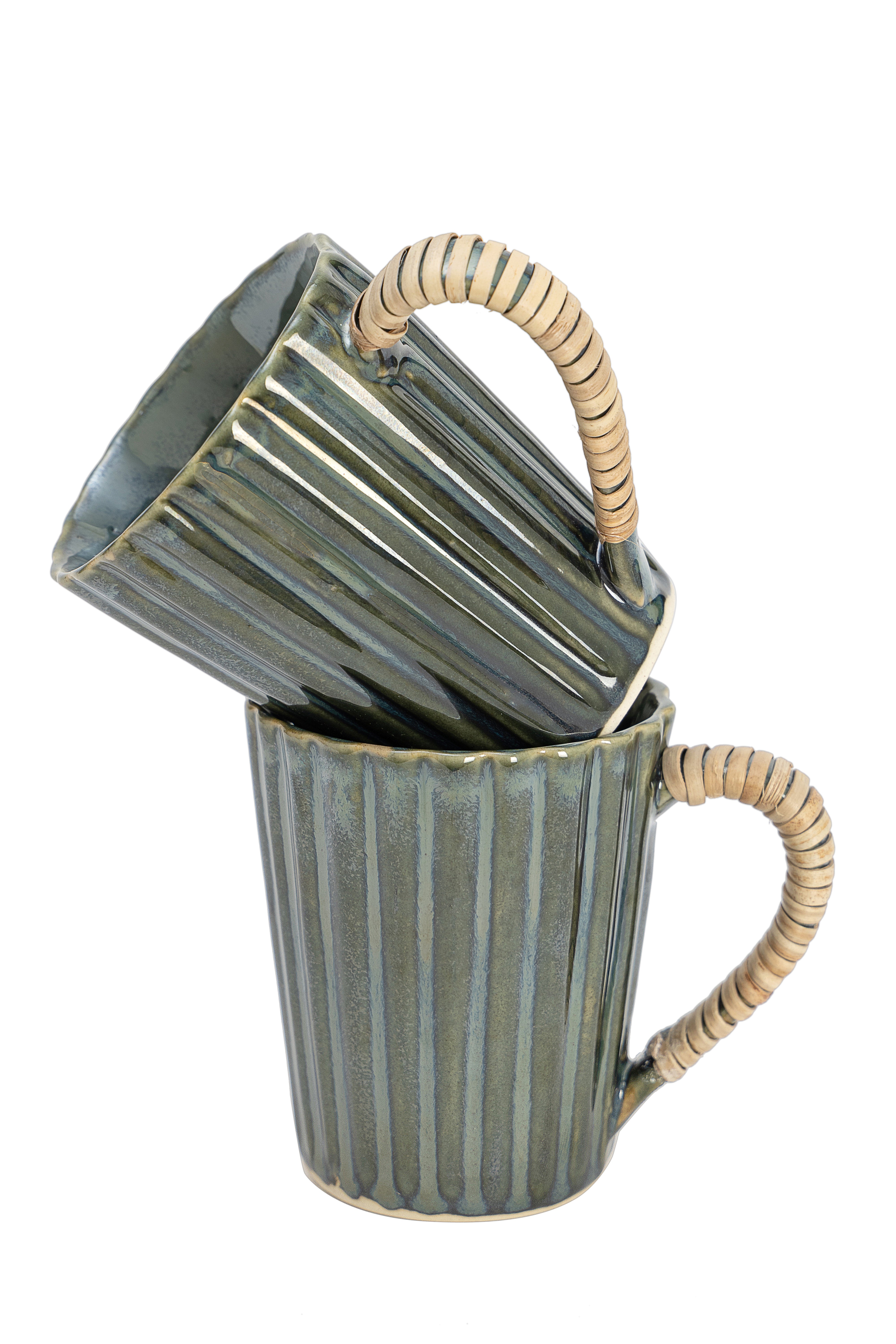 Artisan Studio Coffee and Tea Mugs (Set of Two)
