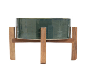 Artisan Studio Bowl with Wood Stand