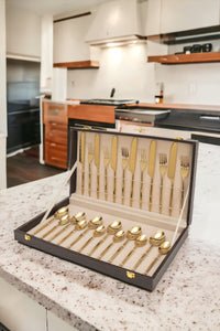 Luxe Gold Dinner Cutlery (Set of Twenty Four)