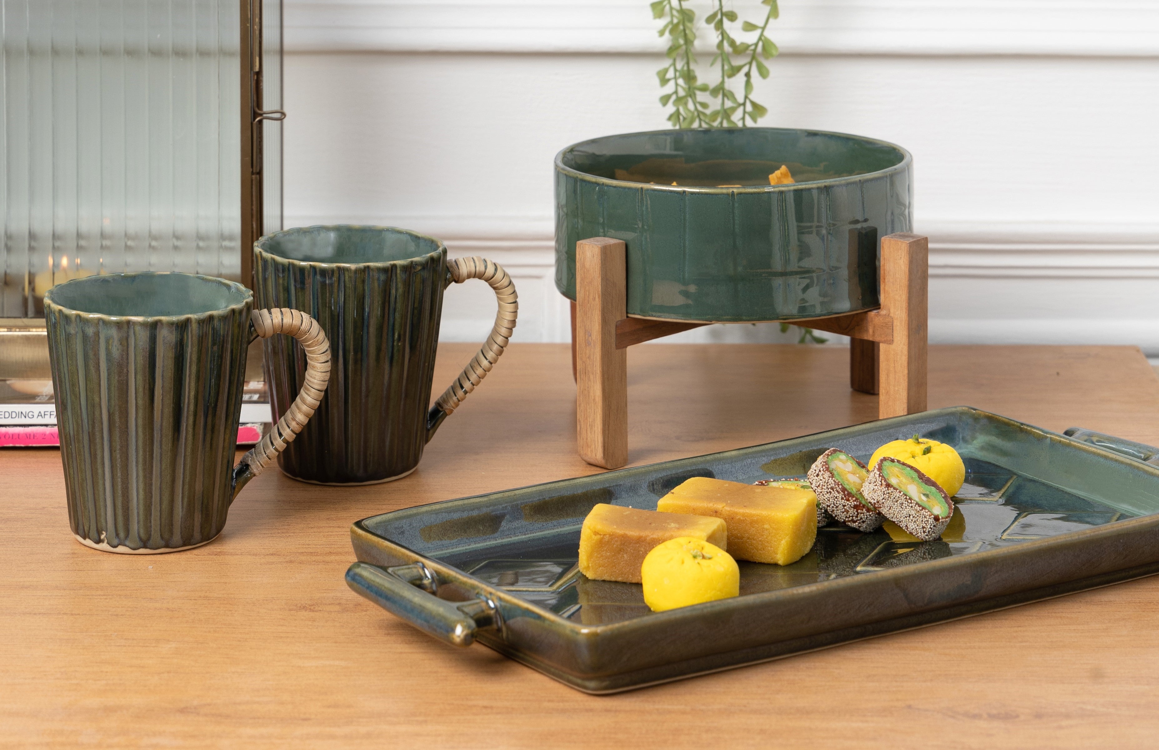 Artisan Studio Coffee and Tea Mugs (Set of Two)