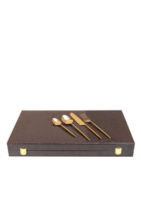 Luxe Gold Dinner Cutlery (Set of Twenty Four)