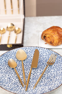 Luxe Gold Dinner Cutlery (Set of Twenty Four)
