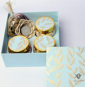 Gold Leaf Lotus-Diwali Festives-Gift set