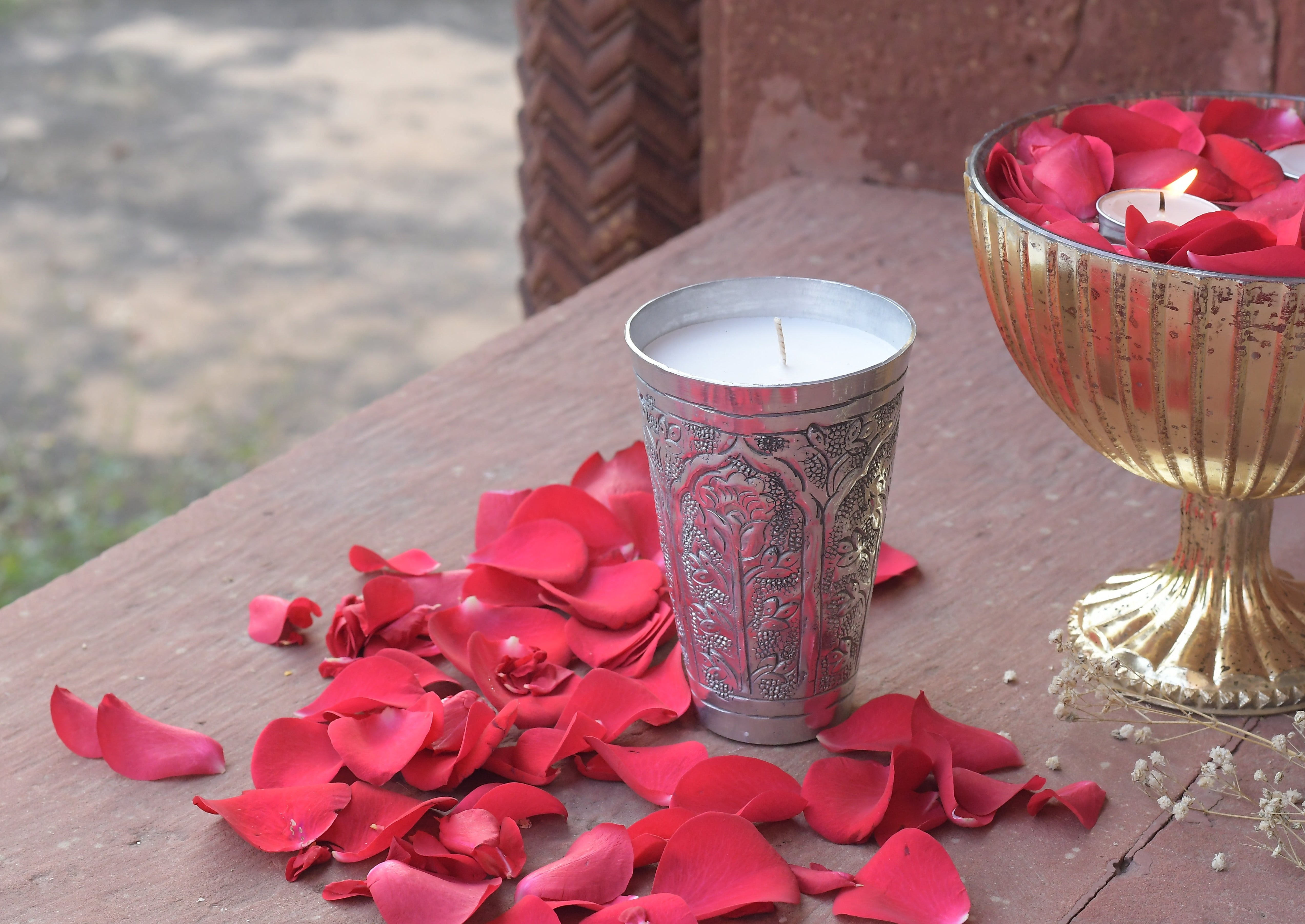 Mehrab Soy Metal Candle