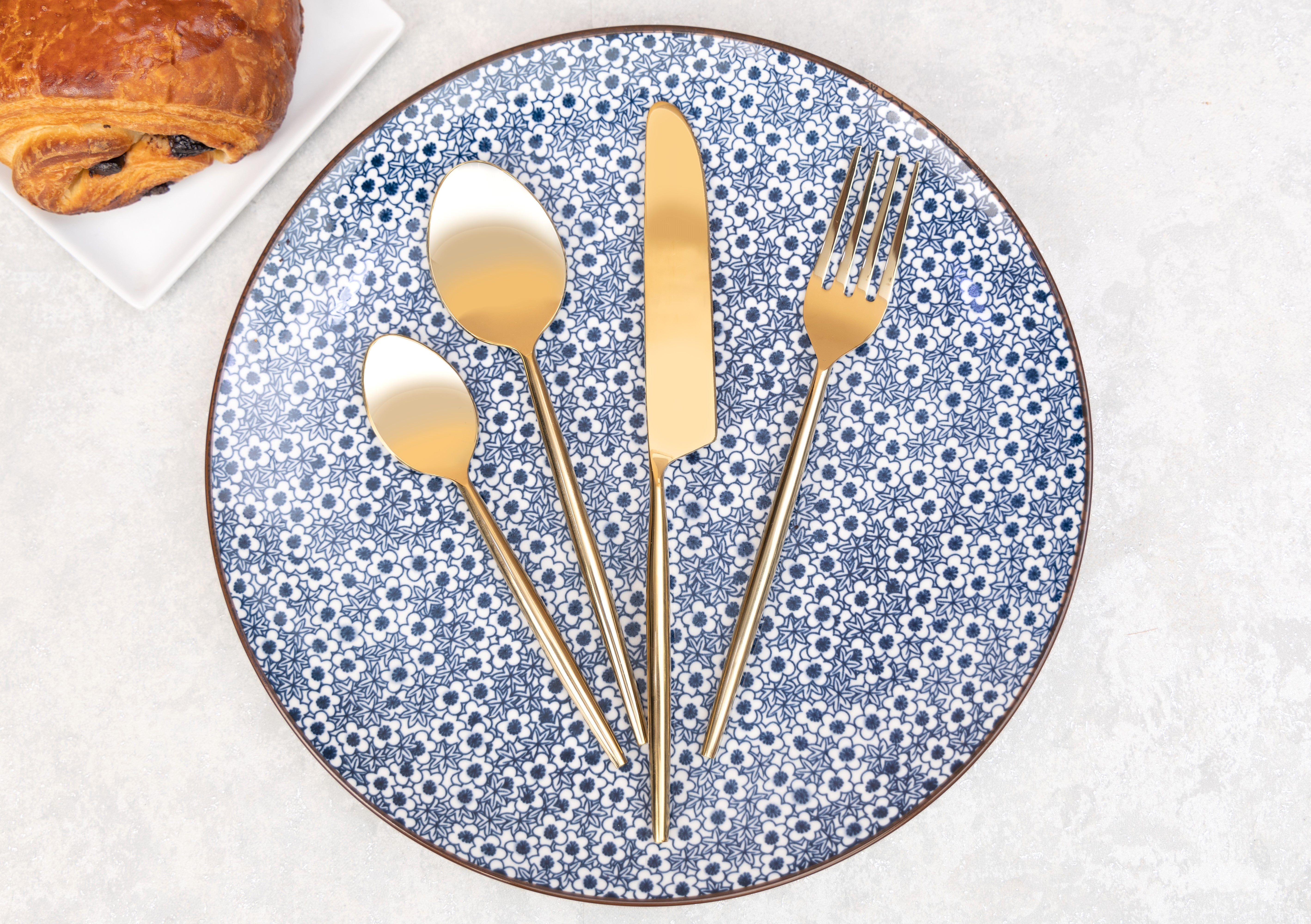 Luxe Gold Dinner Cutlery (Set of Twenty Four)