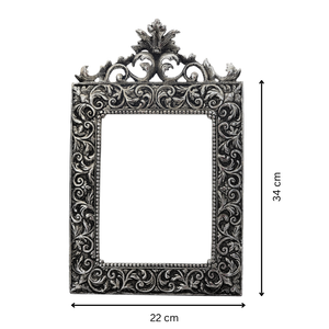 Regalia German Silver Metal Photo Frame