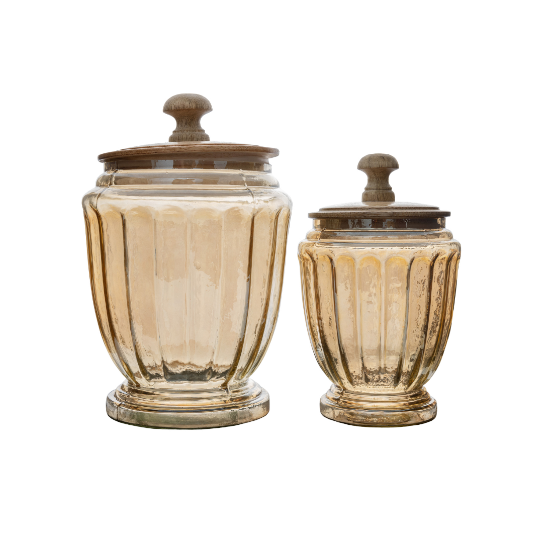 Vintage Vibe Airtight Glass Jars