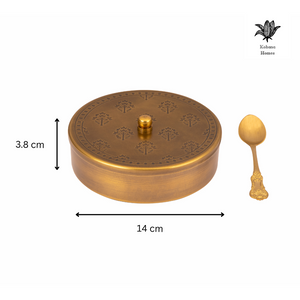 Khatir Brass Mukhwas Box
