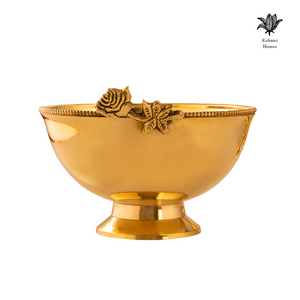 Brass Floral Bowls