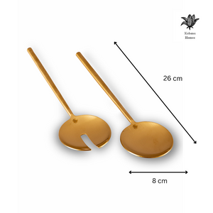 Lily Gold Salad Server Set