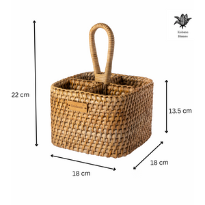 Handmade Rattan Spoon Holder