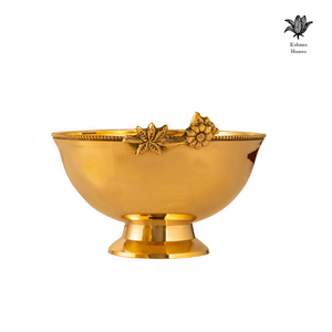Brass Floral Bowls