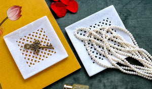 Mumtaz Marble Tray (Set of two)