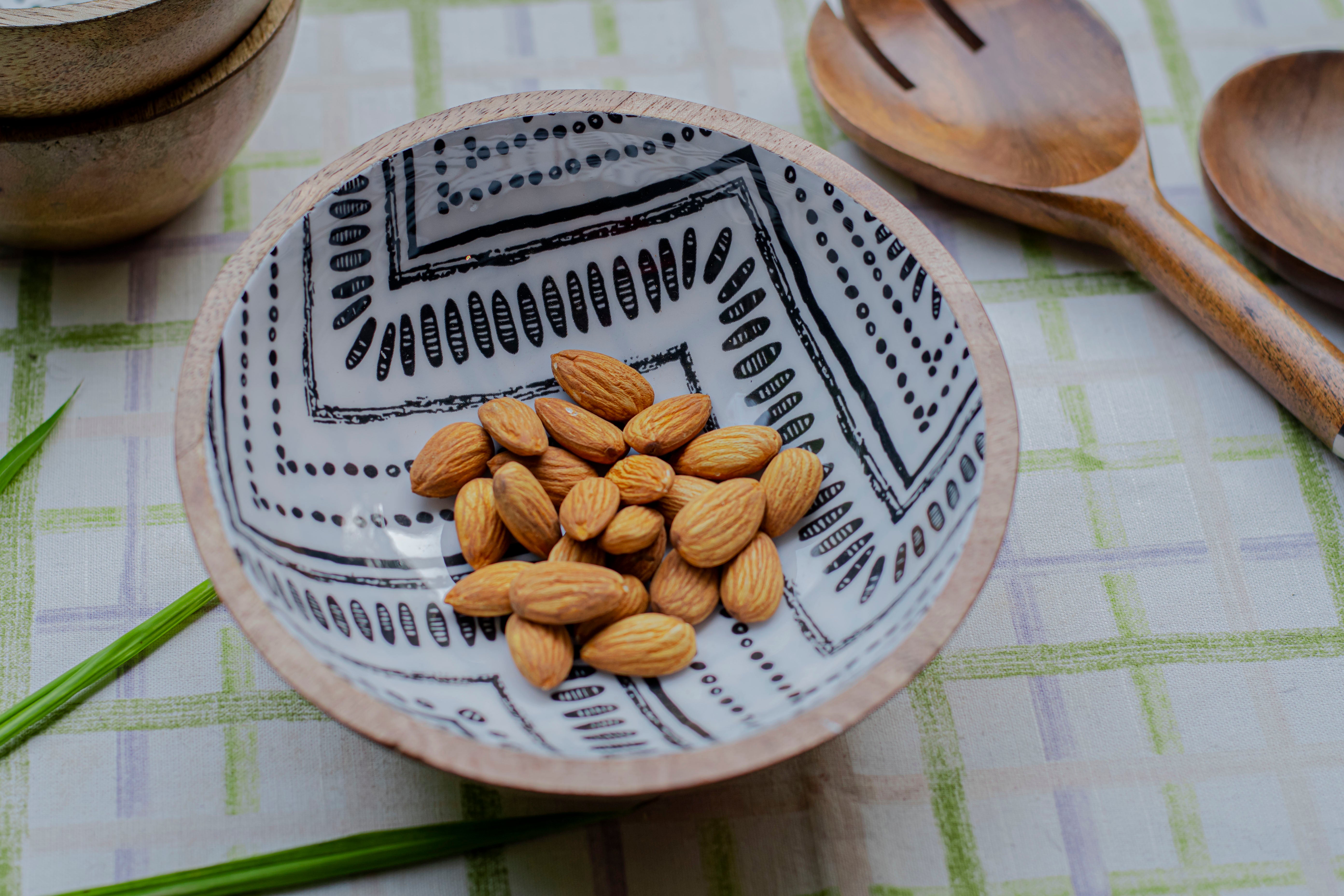 Tribal Art Zigzag Snack Bowl
