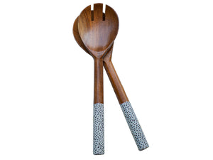 Tribal Art linear Salad Servers (Set of Two)