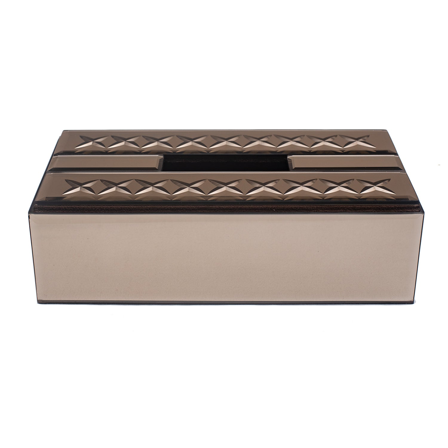 Diamond Glass Tissue Box