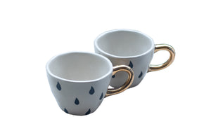 Aesthetic ceramic tea cups