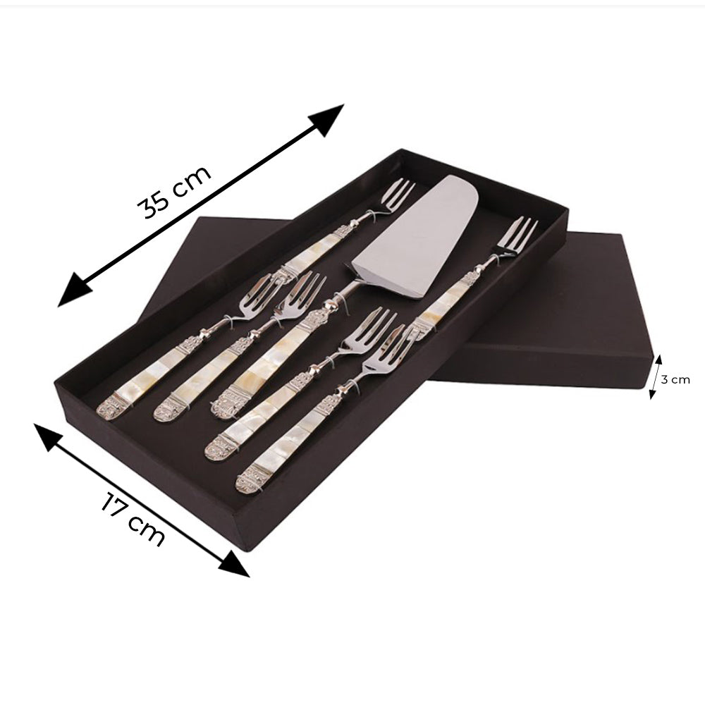 Mother of Pearl Cake Set (Set of Seven)