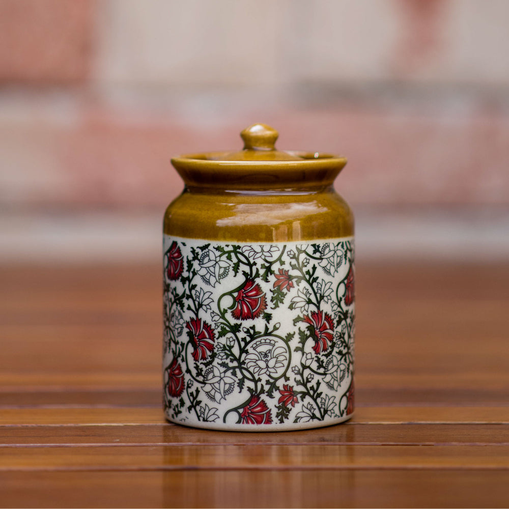 Printed Ceramic Pickle Jar