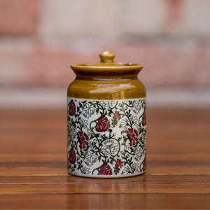 Printed Ceramic Pickle Jar