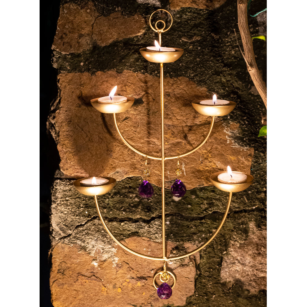 Noor Glow warm Wall Mount  Tealight Votive Holder