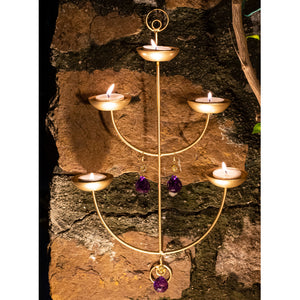 Noor Glow warm Wall Mount  Tealight Votive Holder