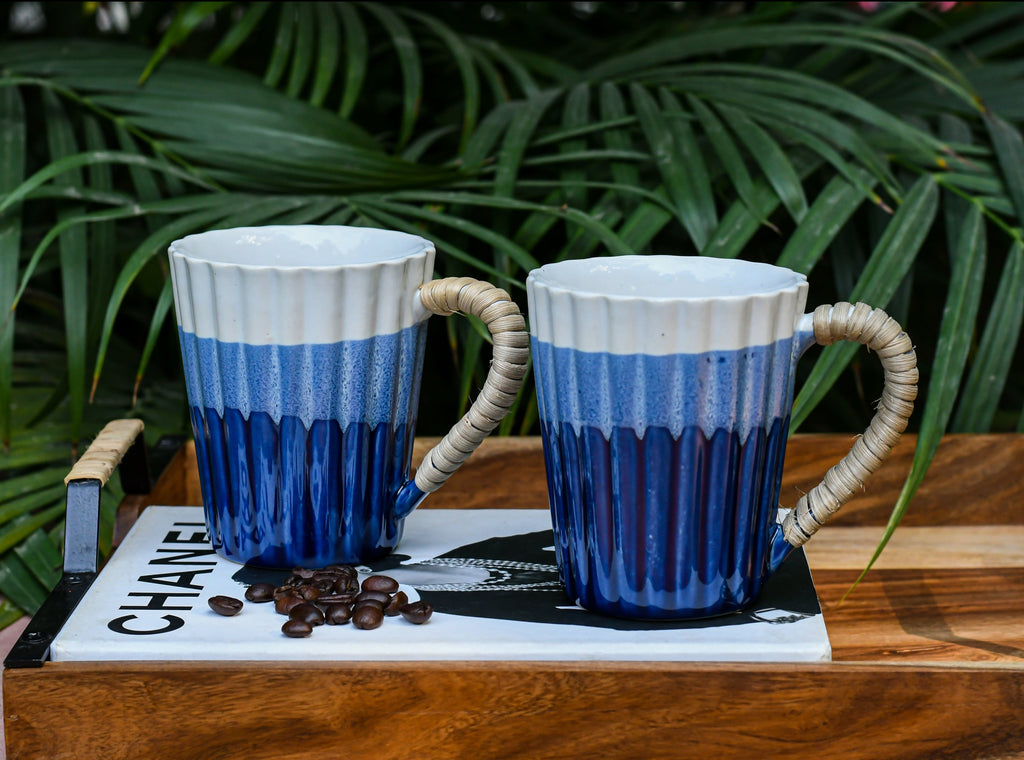 Blue Ceramic Mugs
